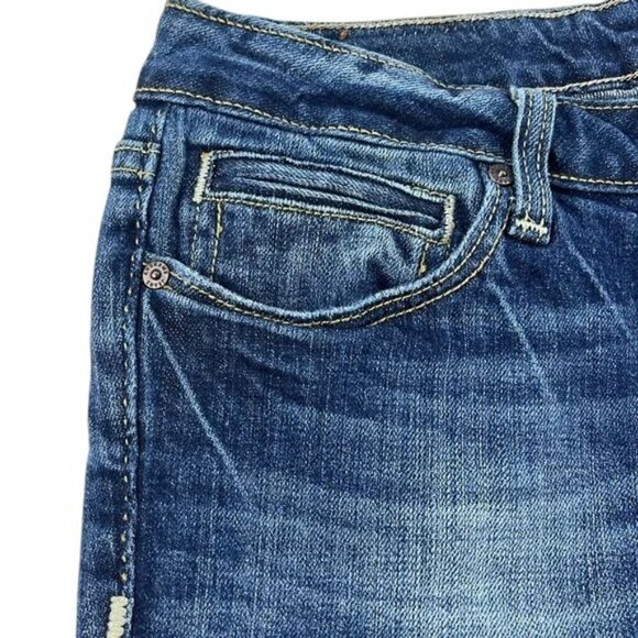 Anoname Jeans Capri Medium Wash Straight Low Rise Women's Size 30 - Picture 10 of 11